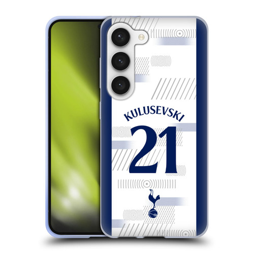 Tottenham Hotspur F.C. 2023/24 Players Dejan Kulusevski Soft Gel Case for Samsung Galaxy S23 5G