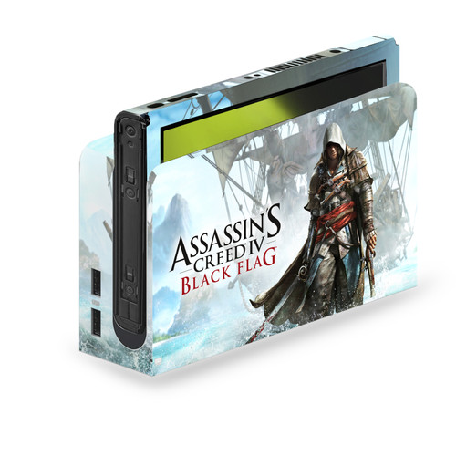 Assassin's Creed Black Flag Graphics Edward Kenway Key Art Vinyl Sticker Skin Decal Cover for Nintendo Switch OLED