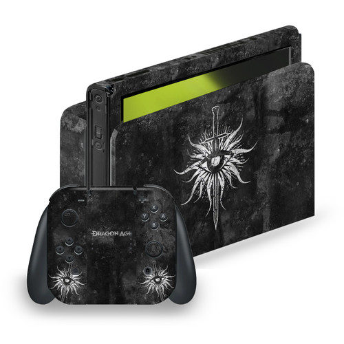 EA Bioware Dragon Age Heraldry Inquisition Distressed Vinyl Sticker Skin Decal Cover for Nintendo Switch OLED
