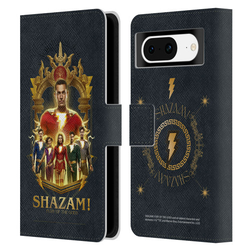 Shazam!: Fury Of The Gods Graphics Group Leather Book Wallet Case Cover For Google Pixel 8