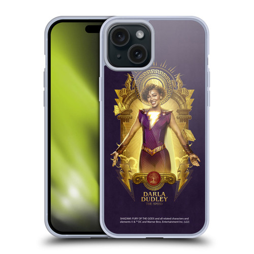 Shazam!: Fury Of The Gods Graphics Darla Soft Gel Case for Apple iPhone 15 Plus