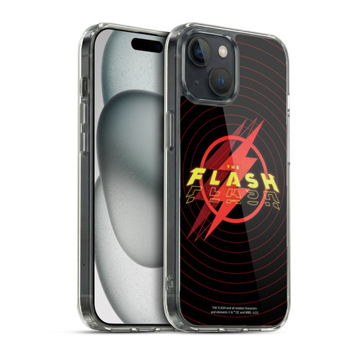 The Flash 2023 Graphics Logo Soft Gel Case for Apple iPhone 15