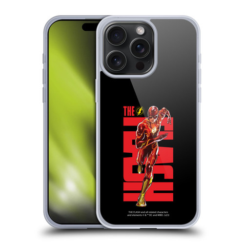 The Flash 2023 Graphics Barry Allen Soft Gel Case for Apple iPhone 15 Pro Max