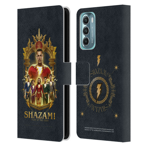 Shazam!: Fury Of The Gods Graphics Group Leather Book Wallet Case Cover For Motorola Moto G Stylus 5G (2022)