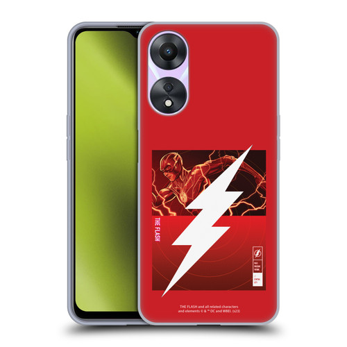 The Flash 2023 Graphics Barry Allen Logo Soft Gel Case for OPPO A78 5G