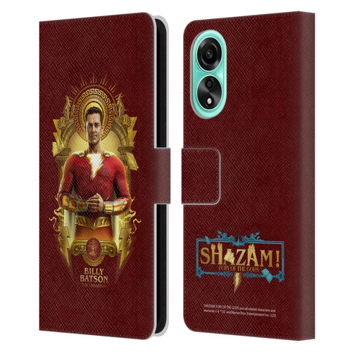 Shazam!: Fury Of The Gods Graphics Billy Leather Book Wallet Case Cover For OPPO A78 5G