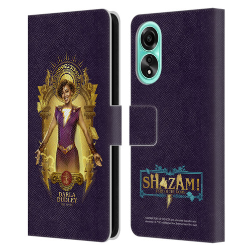 Shazam!: Fury Of The Gods Graphics Darla Leather Book Wallet Case Cover For OPPO A78 4G