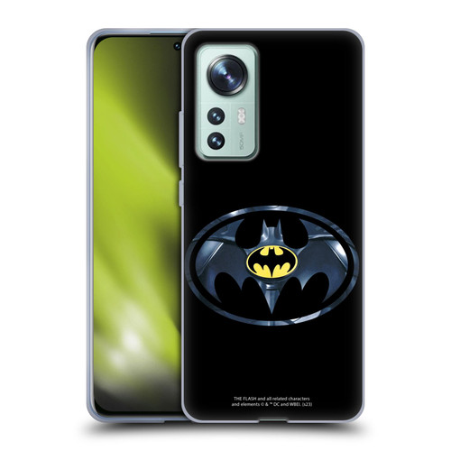 The Flash 2023 Graphics Black Batman Logo Soft Gel Case for Xiaomi 12
