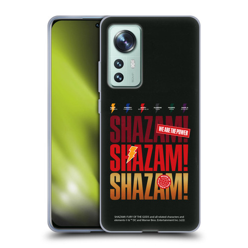 Shazam!: Fury Of The Gods Graphics Logo Soft Gel Case for Xiaomi 12