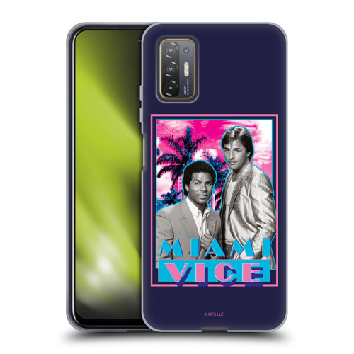 Miami Vice Art Gotchya Soft Gel Case for HTC Desire 21 Pro 5G