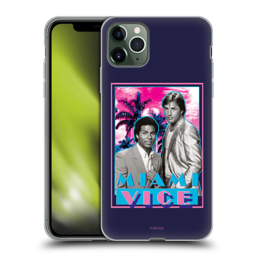 Miami Vice Art Gotchya Soft Gel Case for Apple iPhone 11 Pro Max