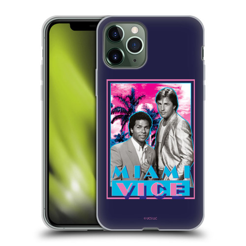 Miami Vice Art Gotchya Soft Gel Case for Apple iPhone 11 Pro