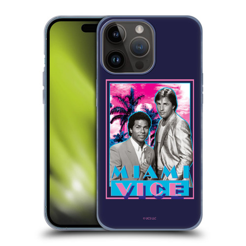 Miami Vice Art Gotchya Soft Gel Case for Apple iPhone 15 Pro Max