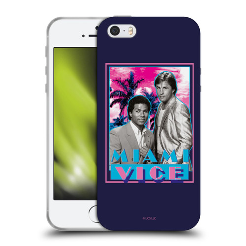 Miami Vice Art Gotchya Soft Gel Case for Apple iPhone 5 / 5s / iPhone SE 2016