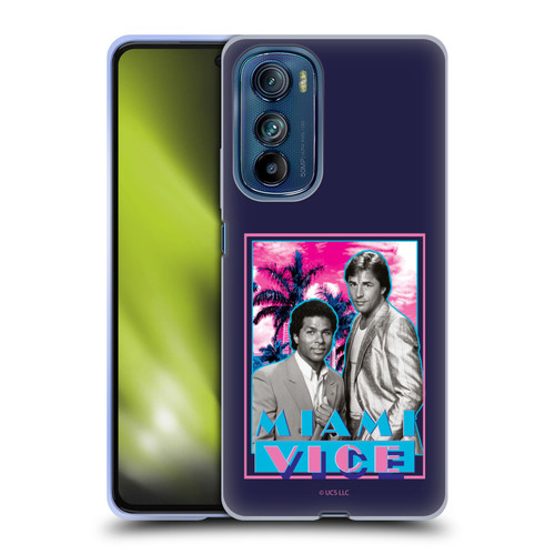 Miami Vice Art Gotchya Soft Gel Case for Motorola Edge 30