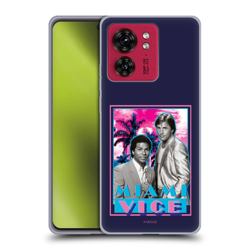 Miami Vice Art Gotchya Soft Gel Case for Motorola Moto Edge 40
