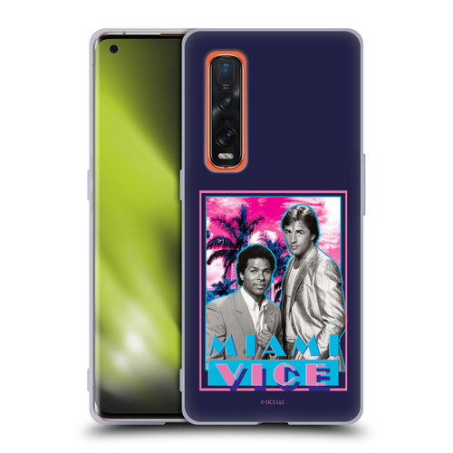 Miami Vice Art Gotchya Soft Gel Case for OPPO Find X2 Pro 5G