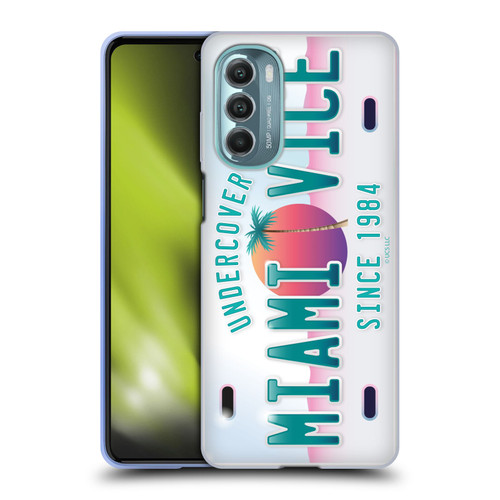 Miami Vice Graphics Uncover Plate Soft Gel Case for Motorola Moto G Stylus 5G (2022)
