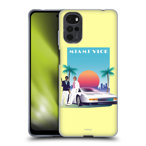 Miami Vice Graphics Poster Soft Gel Case for Motorola Moto G22