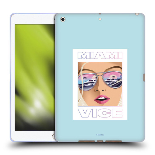 Miami Vice Graphics Reflection Soft Gel Case for Apple iPad 10.2 2019/2020/2021