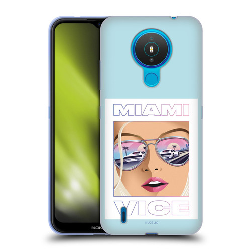 Miami Vice Graphics Reflection Soft Gel Case for Nokia 1.4