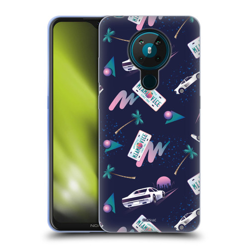 Miami Vice Graphics Pattern Soft Gel Case for Nokia 5.3