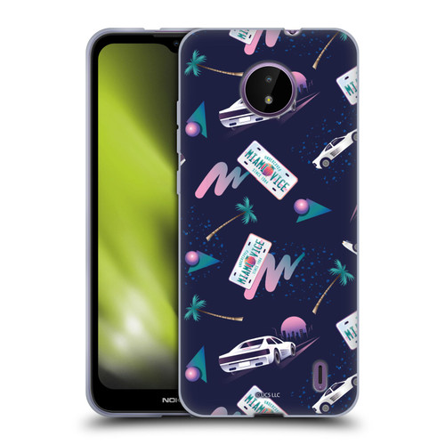 Miami Vice Graphics Pattern Soft Gel Case for Nokia C10 / C20