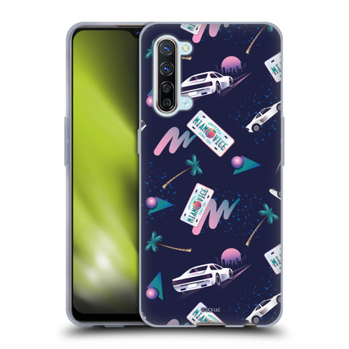 Miami Vice Graphics Pattern Soft Gel Case for OPPO Find X2 Lite 5G