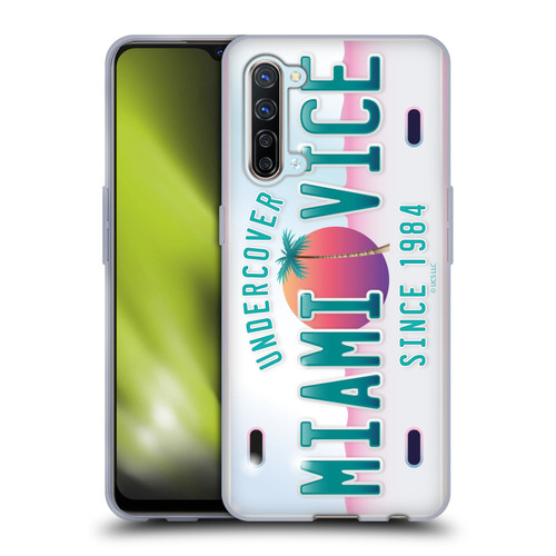 Miami Vice Graphics Uncover Plate Soft Gel Case for OPPO Find X2 Lite 5G