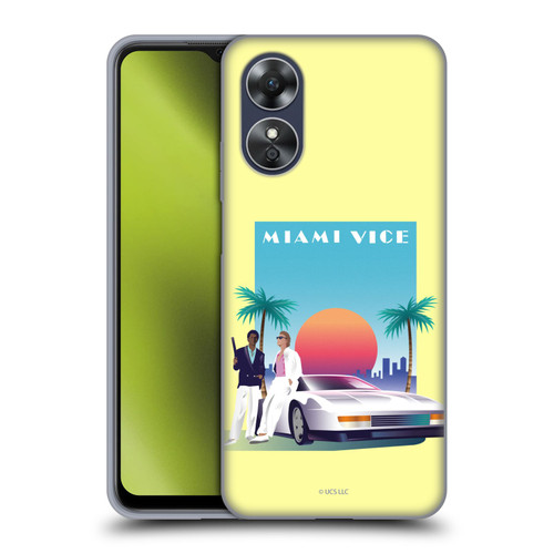 Miami Vice Graphics Poster Soft Gel Case for OPPO A17