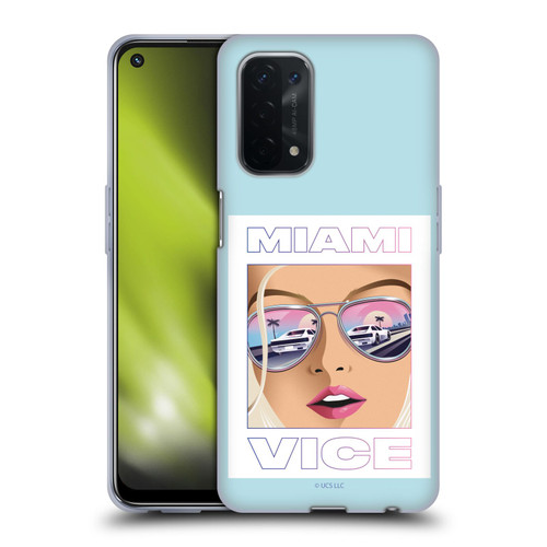 Miami Vice Graphics Reflection Soft Gel Case for OPPO A54 5G