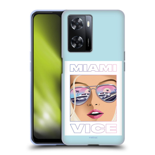 Miami Vice Graphics Reflection Soft Gel Case for OPPO A57s