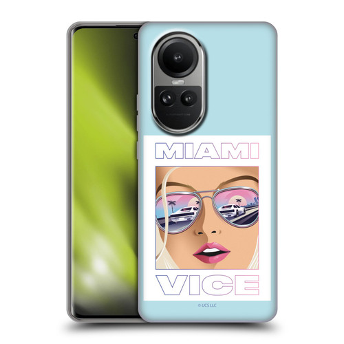 Miami Vice Graphics Reflection Soft Gel Case for OPPO Reno10 5G / Reno10 Pro 5G