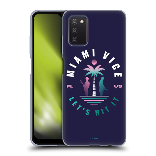 Miami Vice Graphics Let's Hit It Soft Gel Case for Samsung Galaxy A03s (2021)