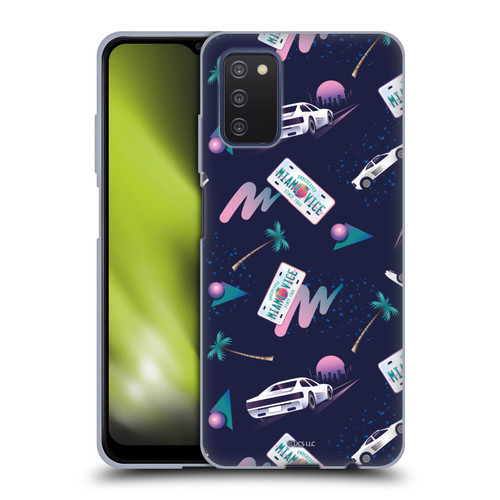 Miami Vice Graphics Pattern Soft Gel Case for Samsung Galaxy A03s (2021)