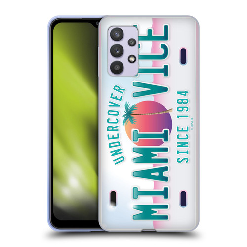 Miami Vice Graphics Uncover Plate Soft Gel Case for Samsung Galaxy A32 5G / M32 5G (2021)