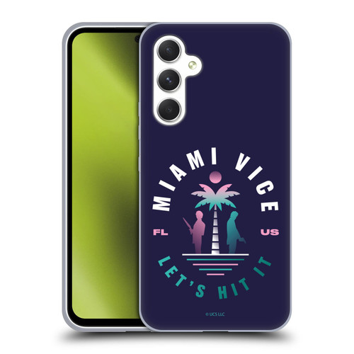 Miami Vice Graphics Let's Hit It Soft Gel Case for Samsung Galaxy A54 5G