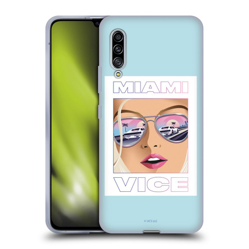 Miami Vice Graphics Reflection Soft Gel Case for Samsung Galaxy A90 5G (2019)