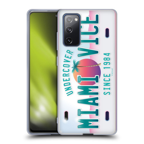 Miami Vice Graphics Uncover Plate Soft Gel Case for Samsung Galaxy S20 FE / 5G