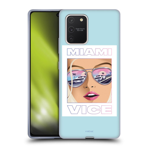 Miami Vice Graphics Reflection Soft Gel Case for Samsung Galaxy S10 Lite