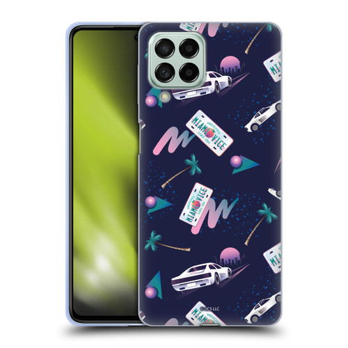 Miami Vice Graphics Pattern Soft Gel Case for Samsung Galaxy M53 (2022)