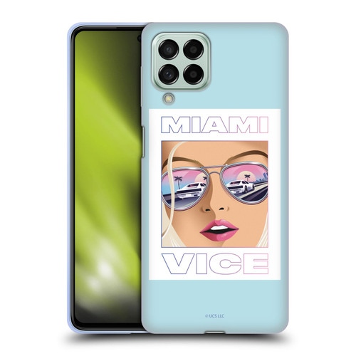 Miami Vice Graphics Reflection Soft Gel Case for Samsung Galaxy M53 (2022)