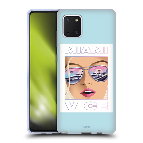 Miami Vice Graphics Reflection Soft Gel Case for Samsung Galaxy Note10 Lite