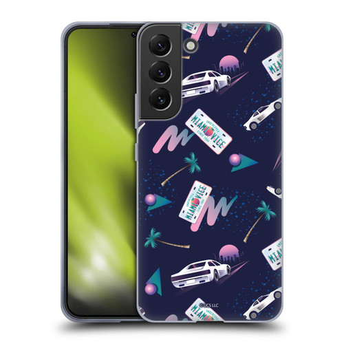 Miami Vice Graphics Pattern Soft Gel Case for Samsung Galaxy S22+ 5G