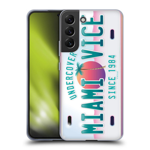 Miami Vice Graphics Uncover Plate Soft Gel Case for Samsung Galaxy S22+ 5G