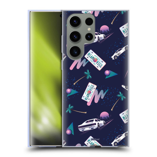 Miami Vice Graphics Pattern Soft Gel Case for Samsung Galaxy S23 Ultra 5G