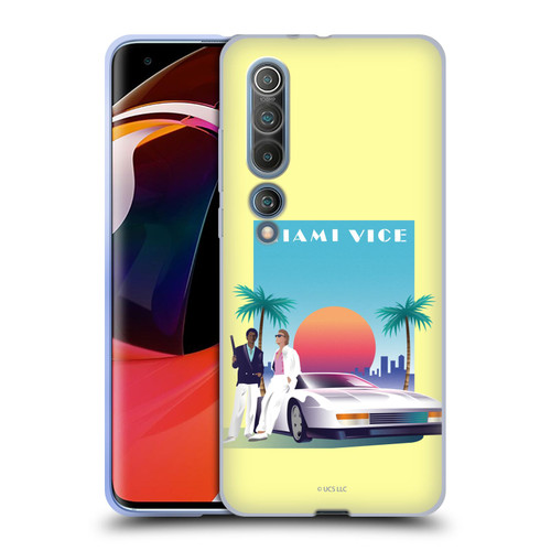 Miami Vice Graphics Poster Soft Gel Case for Xiaomi Mi 10 5G / Mi 10 Pro 5G