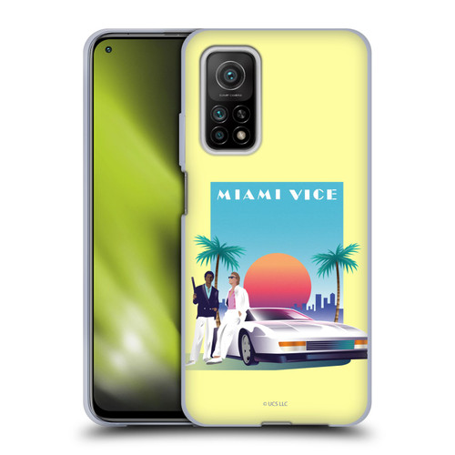 Miami Vice Graphics Poster Soft Gel Case for Xiaomi Mi 10T 5G