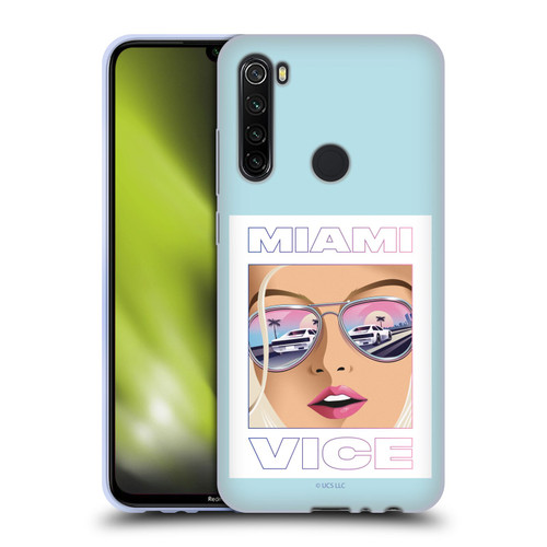 Miami Vice Graphics Reflection Soft Gel Case for Xiaomi Redmi Note 8T
