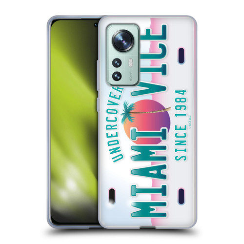 Miami Vice Graphics Uncover Plate Soft Gel Case for Xiaomi 12